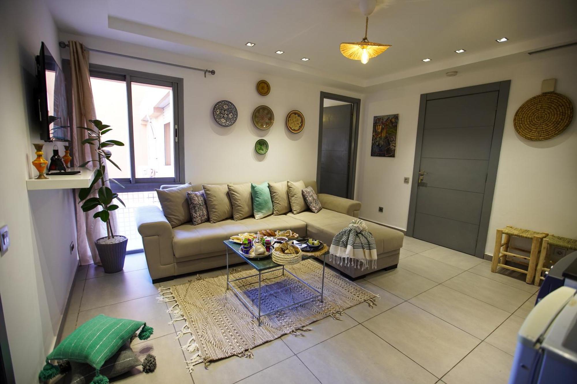 Lovely 2-Bedroom With Ac-Netflix-Nespreso Марракеш Екстер'єр фото